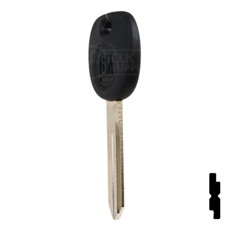 Uncut OEM Plastic Head Key Blank | GM, Chevrolet | 5928818, B102P Automotive Key Strattec
