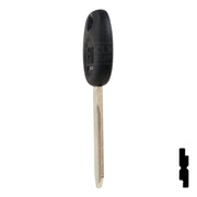 Uncut OEM Plastic Head Key Blank | GM, Chevrolet | 5928818, B102P Automotive Key Strattec