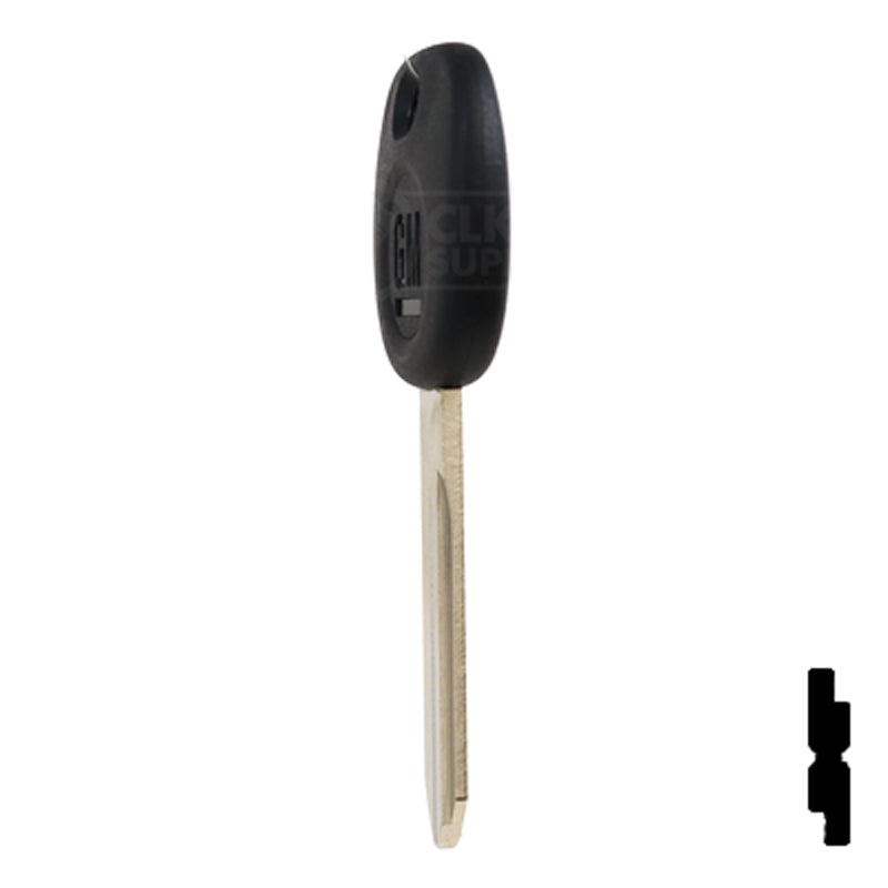 Uncut OEM Plastic Head Key Blank | GM, Chevrolet | 5928818, B102P Automotive Key Strattec