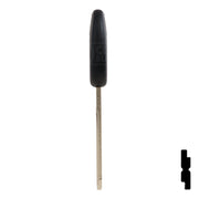 Uncut OEM Plastic Head Key Blank | GM, Chevrolet | 5928818, B102P Automotive Key Strattec