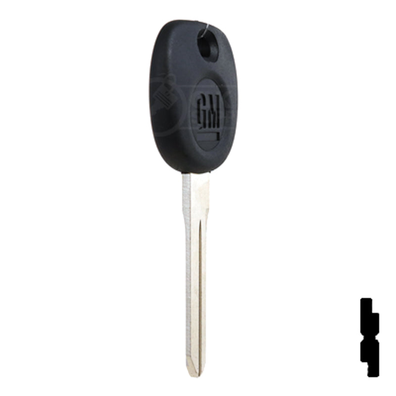 Uncut OEM Plastic Head Key Blank | GM, Chevrolet | 5928818, B102P Automotive Key Strattec