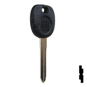 Uncut OEM Plastic Head Key Blank | GM, Chevrolet | 5928818, B102P Automotive Key Strattec