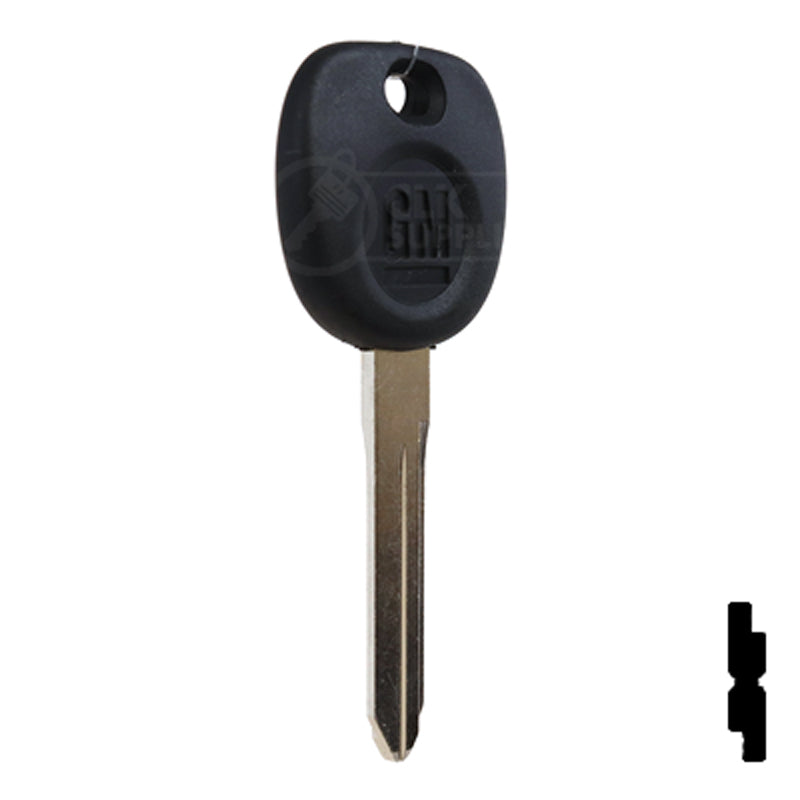 Uncut OEM Plastic Head Key Blank | GM, Chevrolet | 5928818, B102P Automotive Key Strattec