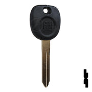 Uncut OEM Plastic Head Key Blank | GM, Chevrolet | 5928818, B102P Automotive Key Strattec