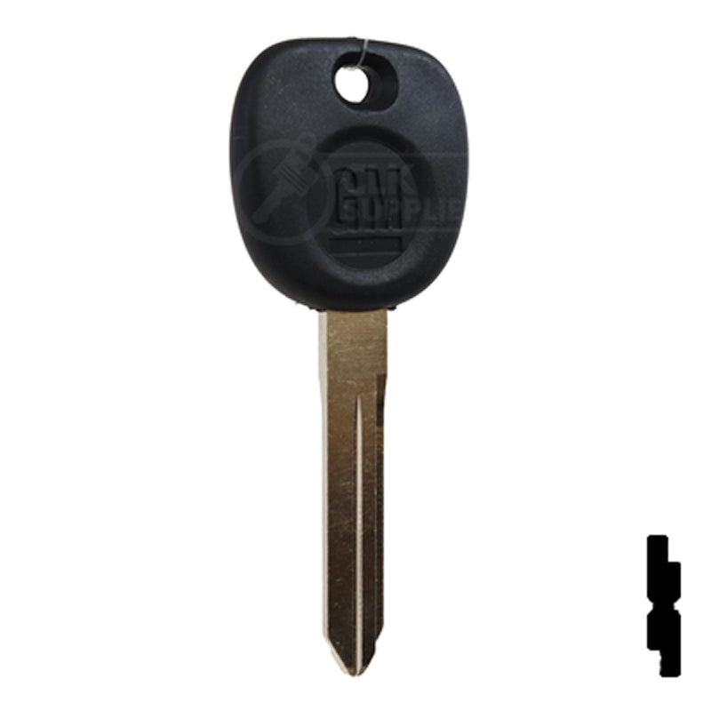 Uncut OEM Plastic Head Key Blank | GM, Chevrolet | 5928818, B102P Automotive Key Strattec