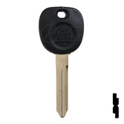 Uncut OEM Plastic Head Key Blank | GM, Chevrolet | 5928818, B102P Automotive Key Strattec