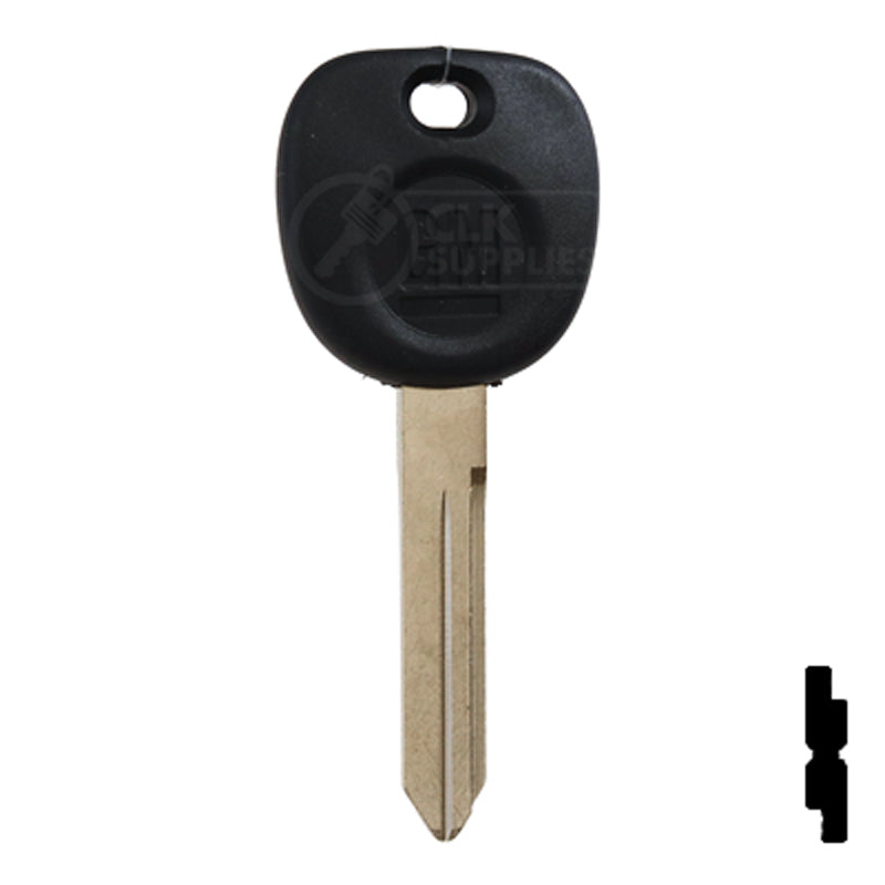 Uncut OEM Plastic Head Key Blank | GM, Chevrolet | 5928818, B102P Automotive Key Strattec