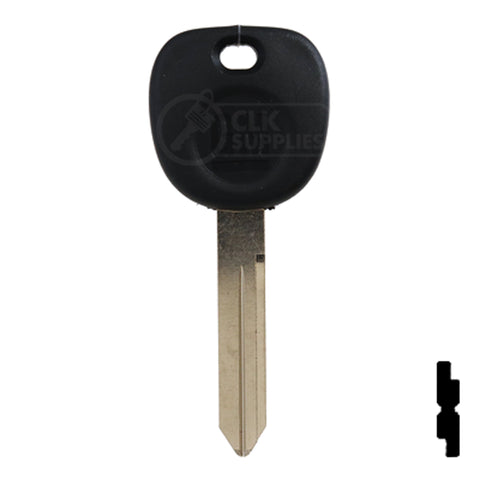 Uncut OEM Plastic Head Key Blank | GM, Chevrolet | 5928818, B102P Automotive Key Strattec