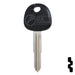 Uncut OEM Plastic Head Key Blank | Hyundai | 692068 Automotive Key Strattec