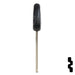 Uncut OEM Plastic Head Key Blank | Hyundai | 692068 Automotive Key Strattec