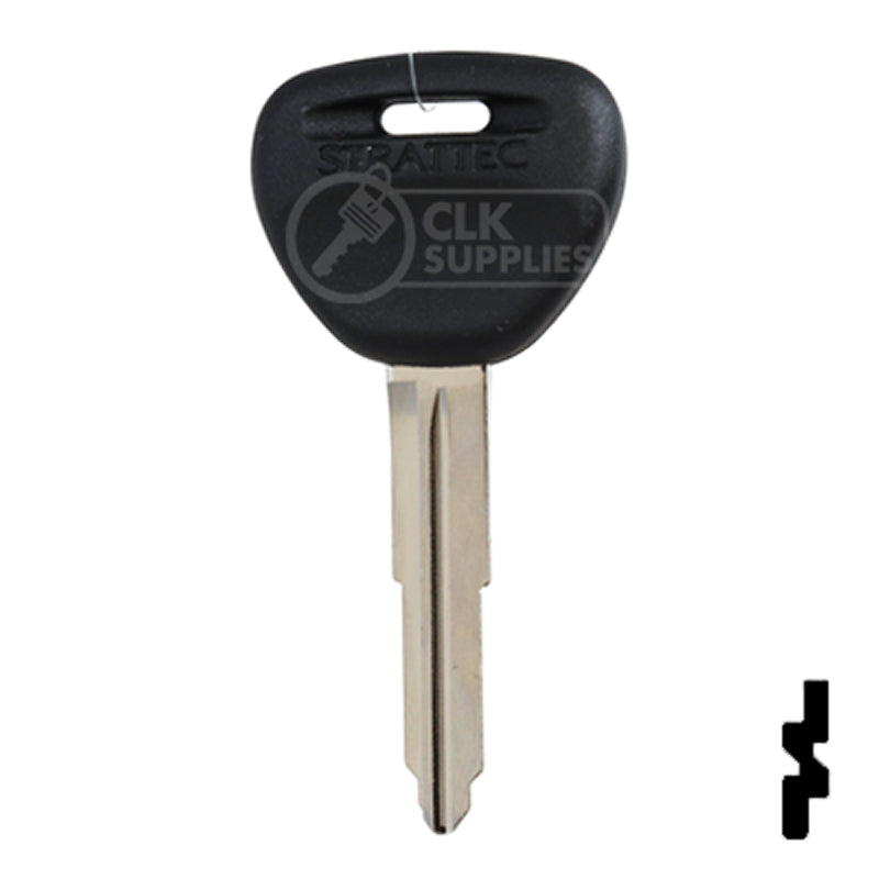 Uncut OEM Plastic Head Key Blank | Mitsubishi | 692071 Automotive Key Strattec