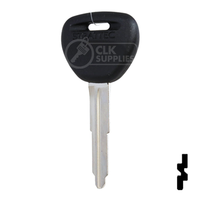 Uncut OEM Plastic Head Key Blank | Mitsubishi | 692071 Automotive Key Strattec