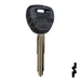Uncut OEM Plastic Head Key Blank | Mitsubishi | 692071 Automotive Key Strattec