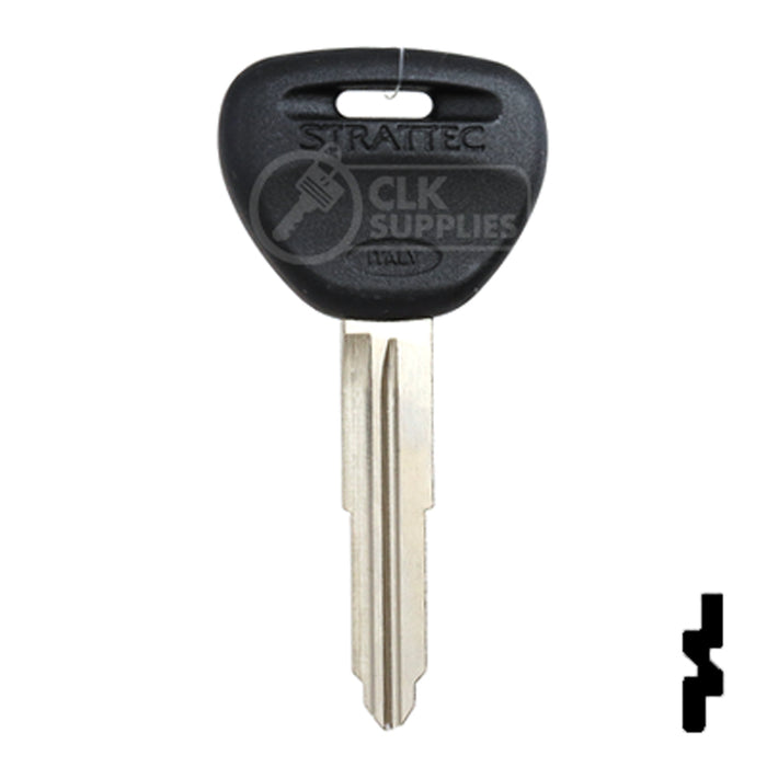 Uncut OEM Plastic Head Key Blank | Mitsubishi | 692071 Automotive Key Strattec