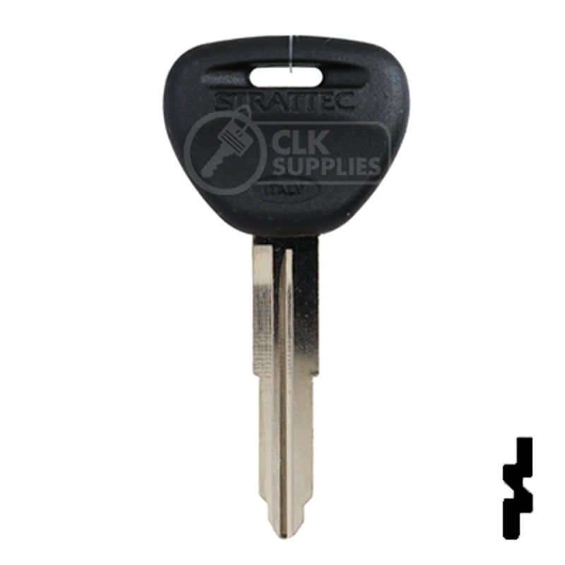 Uncut OEM Plastic Head Key Blank | Mitsubishi | 692071 Automotive Key Strattec