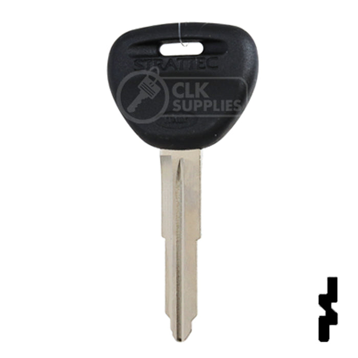 Uncut OEM Plastic Head Key Blank | Mitsubishi | 692071 Automotive Key Strattec