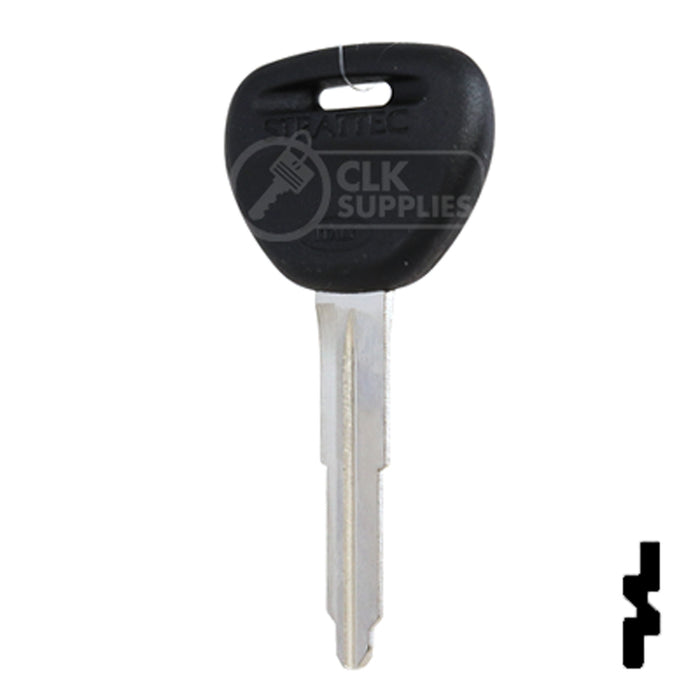 Uncut OEM Plastic Head Key Blank | Mitsubishi | 692071 Automotive Key Strattec