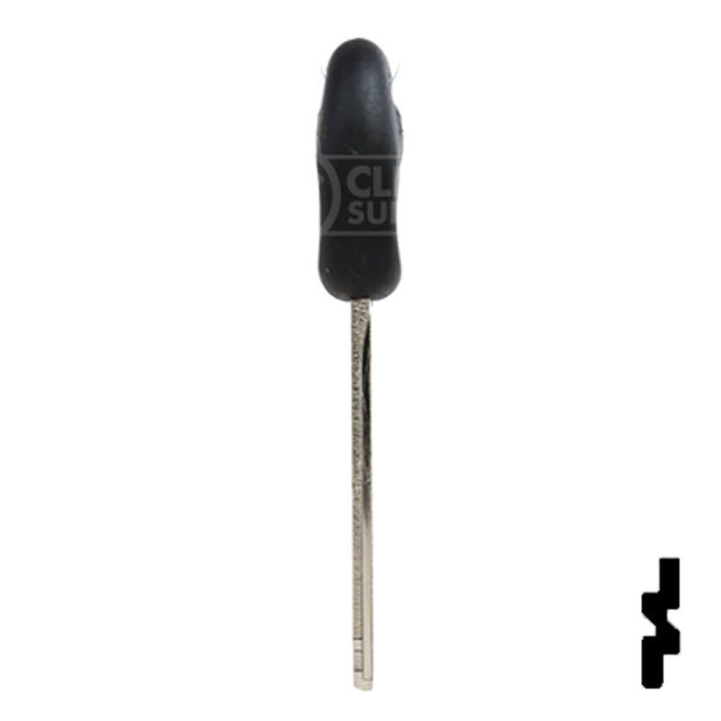 Uncut OEM Plastic Head Key Blank | Mitsubishi | 692071 Automotive Key Strattec