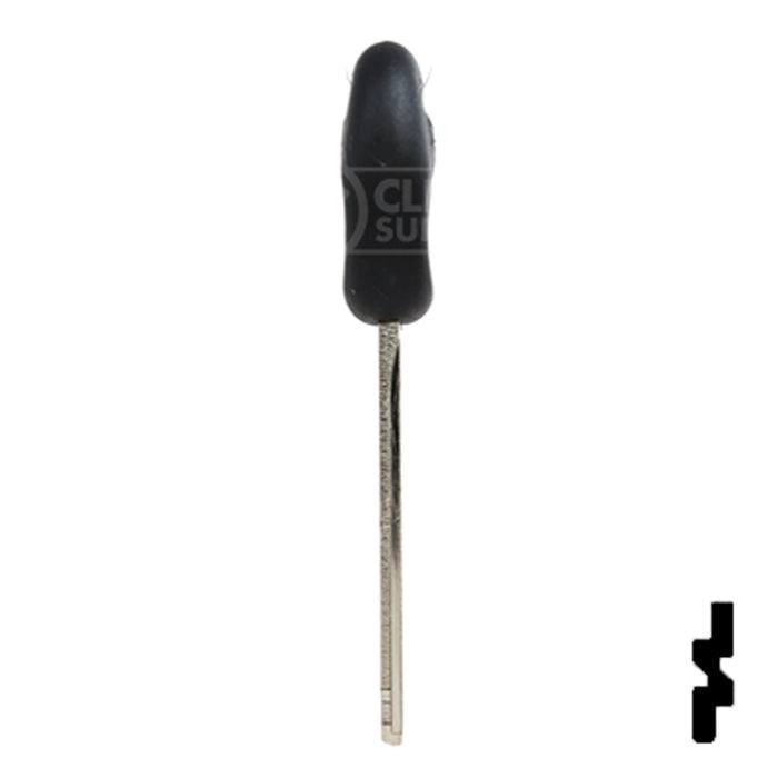 Uncut OEM Plastic Head Key Blank | Mitsubishi | 692071 Automotive Key Strattec