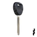 Uncut OEM Plastic Head Key Blank | Mitsubishi | 692071 Automotive Key Strattec