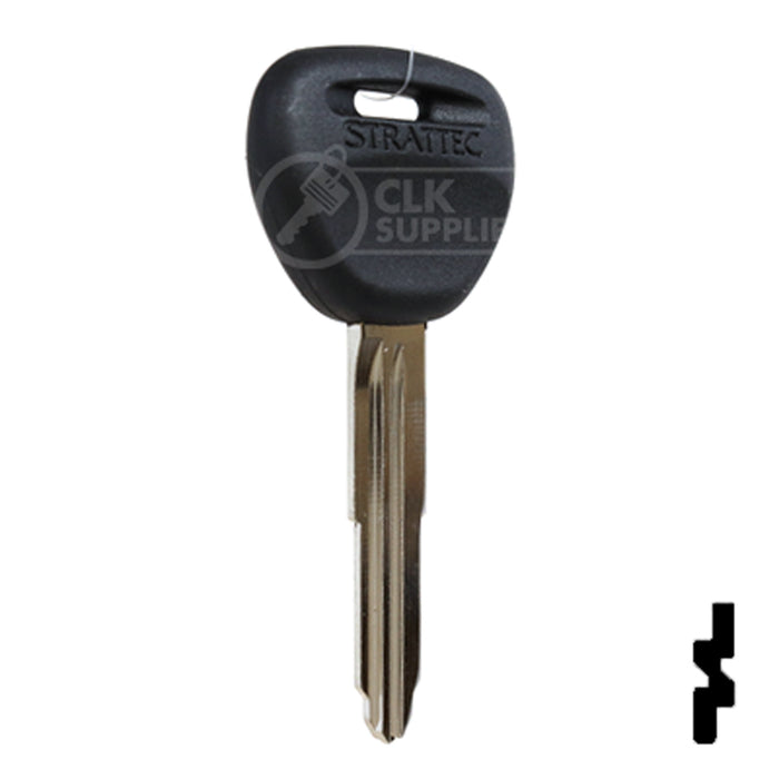 Uncut OEM Plastic Head Key Blank | Mitsubishi | 692071 Automotive Key Strattec