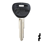Uncut OEM Plastic Head Key Blank | Mitsubishi | 692071 Automotive Key Strattec