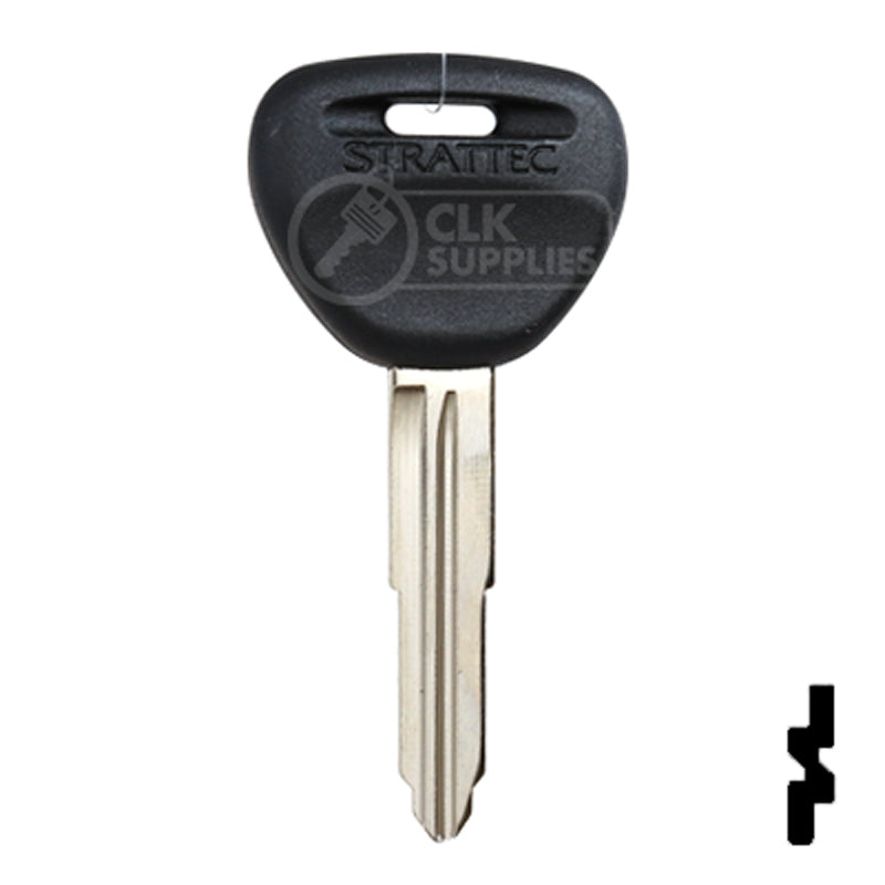 Uncut OEM Plastic Head Key Blank | Mitsubishi | 692071 Automotive Key Strattec