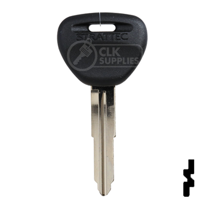 Uncut OEM Plastic Head Key Blank | Mitsubishi | 692071 Automotive Key Strattec