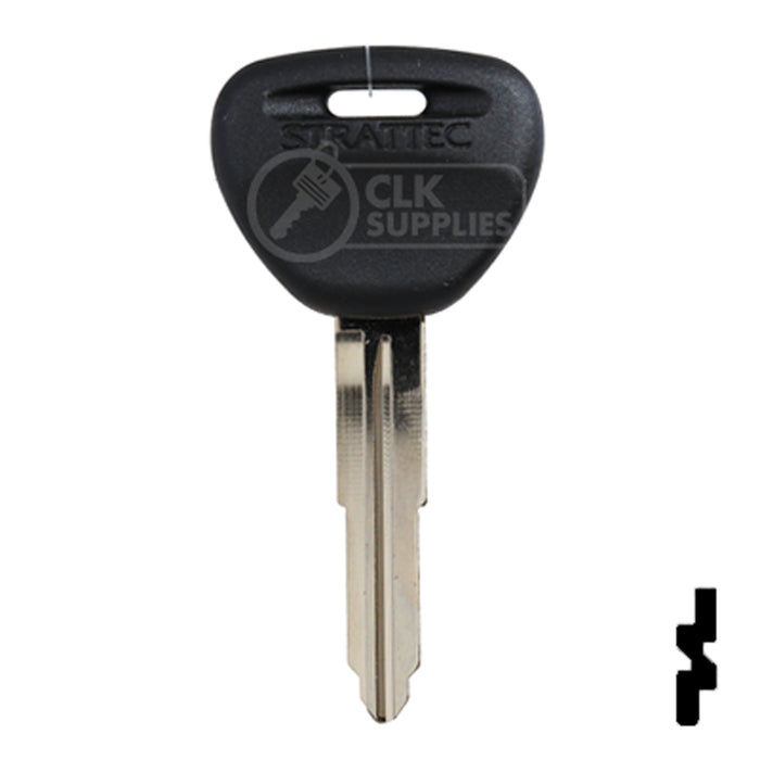 Uncut OEM Plastic Head Key Blank | Mitsubishi | 692071 Automotive Key Strattec