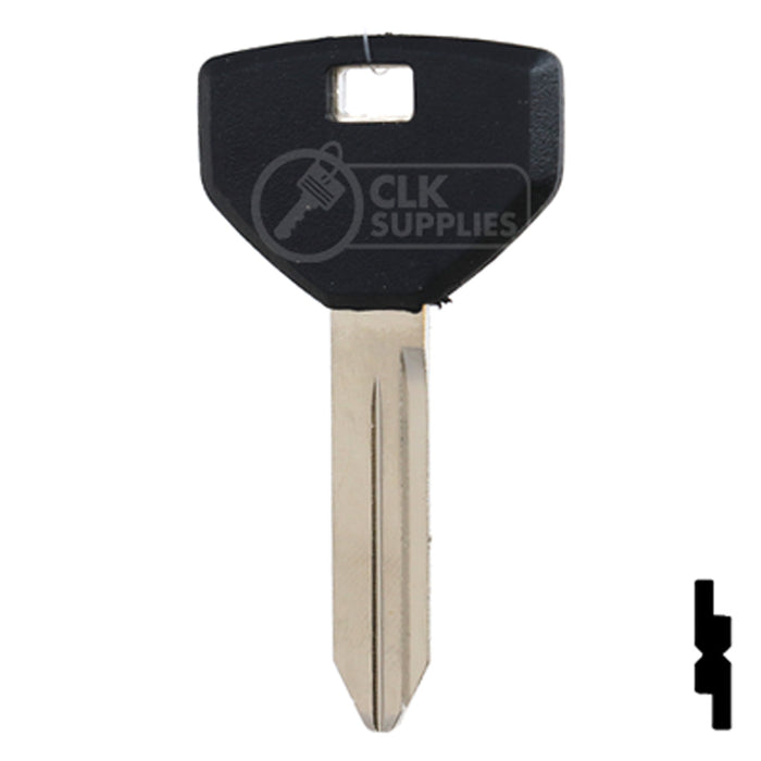 Uncut OEM Plastic Head Key | Chrysler | Y157P (10pk) Automotive Key Strattec