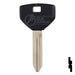 Uncut OEM Plastic Head Key | Chrysler | Y157P (10pk) Automotive Key Strattec