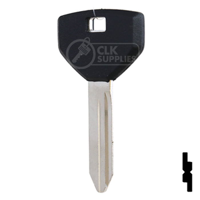 Uncut OEM Plastic Head Key | Chrysler | Y157P (10pk) Automotive Key Strattec
