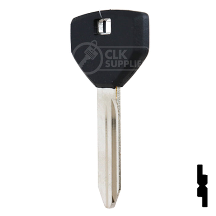 Uncut OEM Plastic Head Key | Chrysler | Y157P (10pk) Automotive Key Strattec