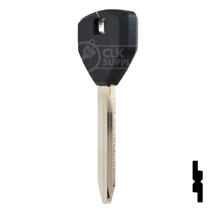 Uncut OEM Plastic Head Key | Chrysler | Y157P (10pk) Automotive Key Strattec