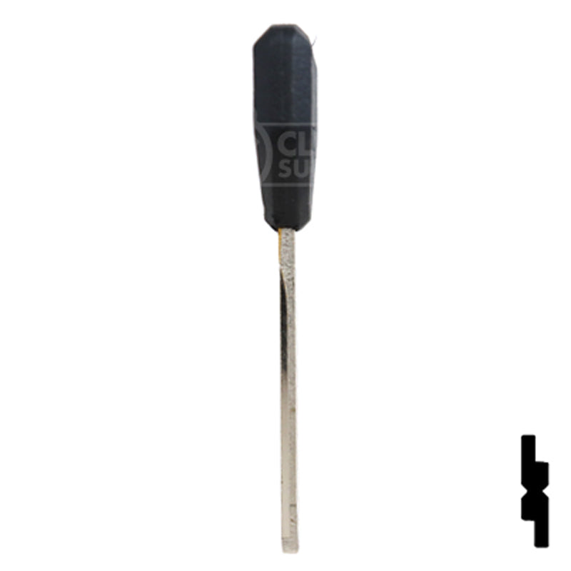 Uncut OEM Plastic Head Key | Chrysler | Y157P (10pk) Automotive Key Strattec