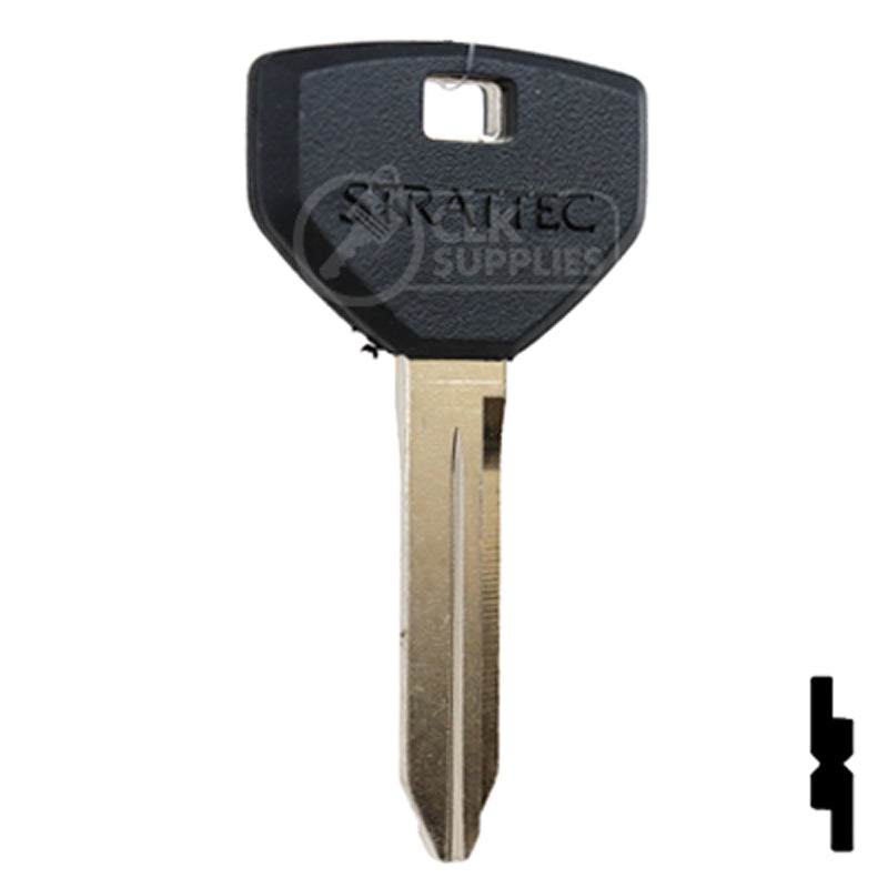 Uncut OEM Plastic Head Key | Chrysler | Y157P (10pk) Automotive Key Strattec