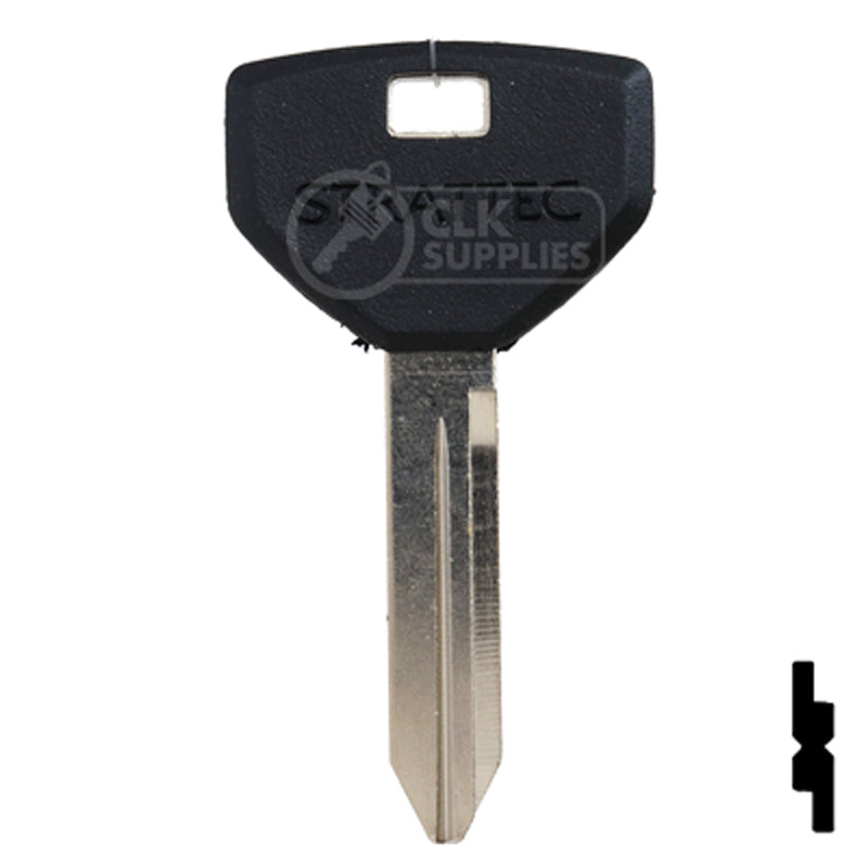 Uncut OEM Plastic Head Key | Chrysler | Y157P (10pk) Automotive Key Strattec