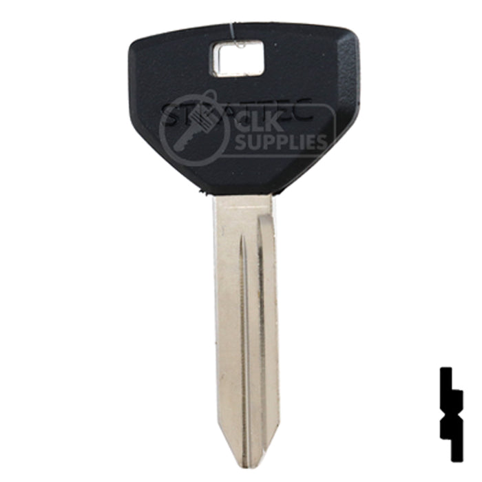 Uncut OEM Plastic Head Key | Chrysler | Y157P (10pk) Automotive Key Strattec