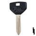 Uncut OEM Plastic Head Key | Chrysler | Y157P (10pk) Automotive Key Strattec