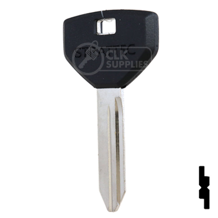 Uncut OEM Plastic Head Key | Chrysler | Y157P (10pk) Automotive Key Strattec