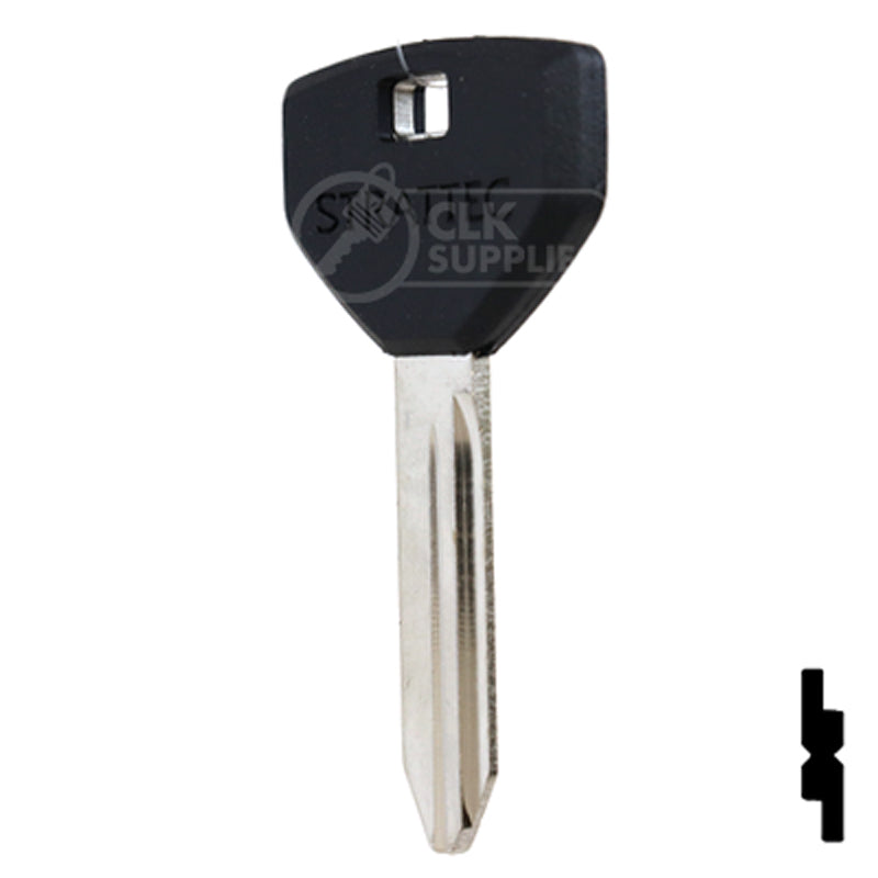 Uncut OEM Plastic Head Key | Chrysler | Y157P (10pk) Automotive Key Strattec