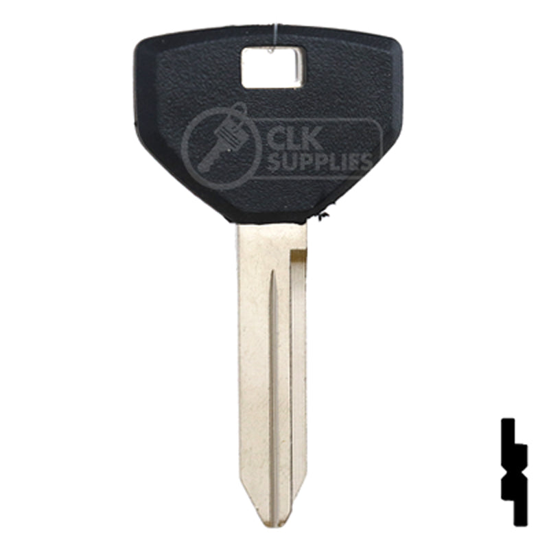 Uncut OEM Plastic Head Key | Chrysler | Y157P (10pk) Automotive Key Strattec
