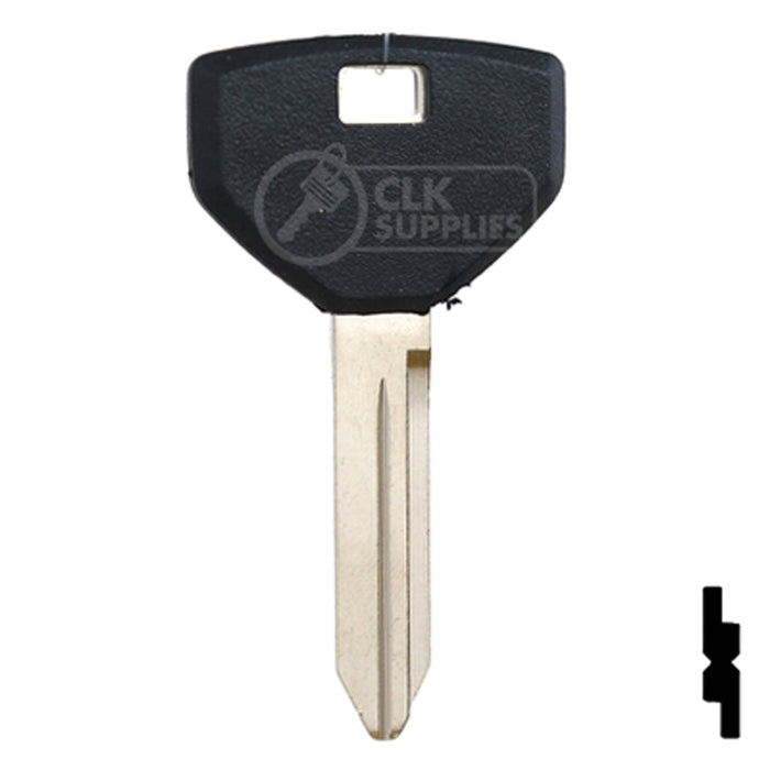 Uncut OEM Plastic Head Key | Chrysler | Y157P (10pk) Automotive Key Strattec