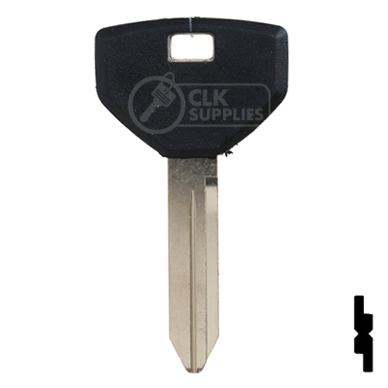 Uncut OEM Plastic Head Key | Chrysler | Y157P (10pk) Automotive Key Strattec