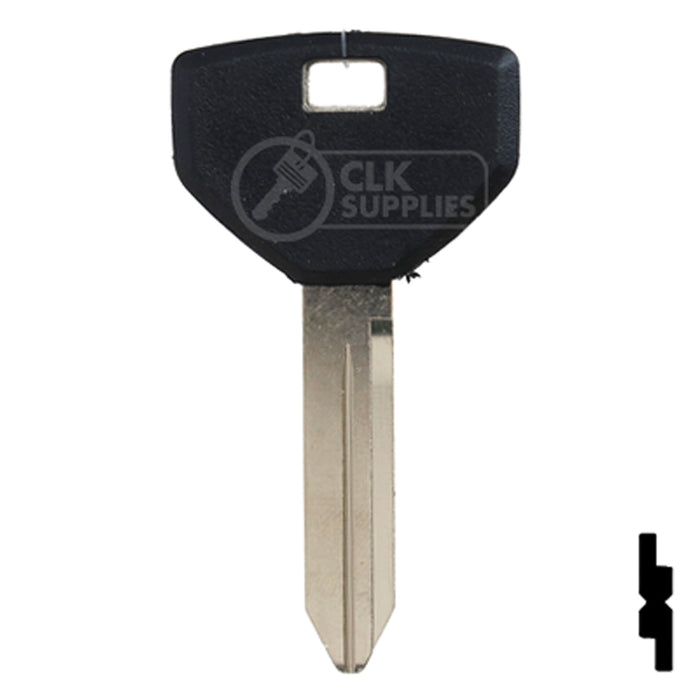 Uncut OEM Plastic Head Key | Chrysler | Y157P (10pk) Automotive Key Strattec