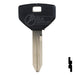 Uncut OEM Plastic Head Key | Chrysler | Y157P (10pk) Automotive Key Strattec
