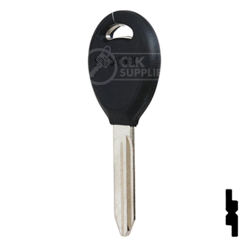 Uncut OEM Plastic Key Head Key Blank | Chrysler | Y159, P1795 Automotive Key Strattec