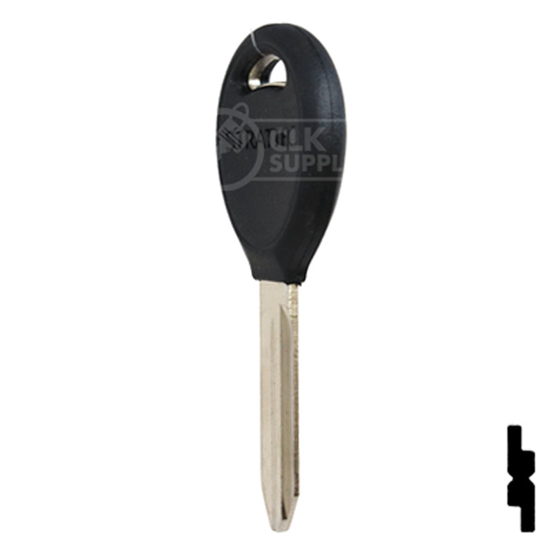 Uncut OEM Plastic Key Head Key Blank | Chrysler | Y159, P1795 Automotive Key Strattec