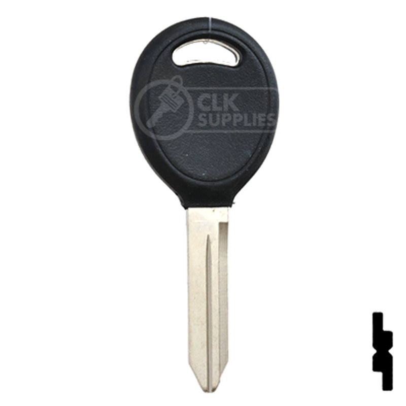 Uncut OEM Plastic Key Head Key Blank | Chrysler | Y159, P1795 Automotive Key Strattec