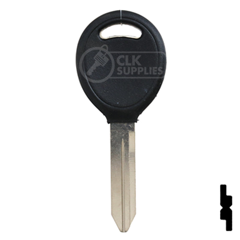 Uncut OEM Plastic Key Head Key Blank | Chrysler | Y159, P1795 Automotive Key Strattec